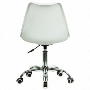 Кресло стул BRABIX "Eames MG-310 CH", хром, пластик белый, ткань серая, 532924 в Югорске - yugorsk.ok-mebel.com | фото 4