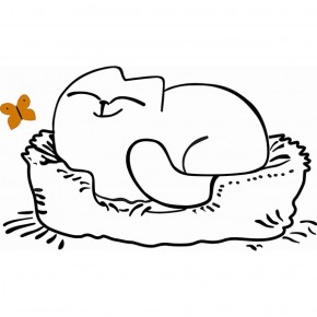 Кровать двухуровневая Кот № 900.1 ПРАВАЯ (туя светлая/белый) в Югорске - yugorsk.ok-mebel.com | фото 2
