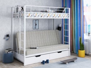 Кровать двухъярусная с диваном "Мадлен-ЯЯ" с ящиками в Югорске - yugorsk.ok-mebel.com | фото