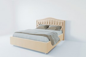 Кровать Калининград с ПМ 1600 (экокожа белая) в Югорске - yugorsk.ok-mebel.com | фото 2