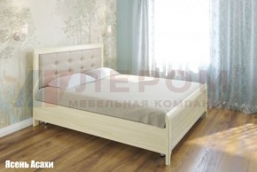 Кровать КР-2034 с мягким изголовьем в Югорске - yugorsk.ok-mebel.com | фото 2