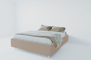 Кровать Подиум с ПМ 1200 (велюр серый) в Югорске - yugorsk.ok-mebel.com | фото