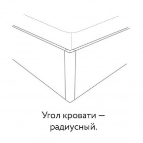 Кровать "Милана" с мягкой спинкой БЕЗ основания 1200х2000 в Югорске - yugorsk.ok-mebel.com | фото 3