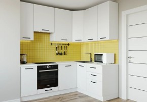 Кухонный гарнитур Белый Глянец 2200*1600 h950 (Стол. 38мм) в Югорске - yugorsk.ok-mebel.com | фото