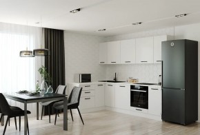 Кухонный гарнитур Белый Глянец 2600*1600 (Стол. 38мм) в Югорске - yugorsk.ok-mebel.com | фото