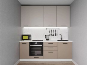 Кухонный гарнитур Каппучино 2200 h950 (Стол. 26мм) в Югорске - yugorsk.ok-mebel.com | фото
