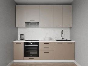 Кухонный гарнитур Каппучино 2400 h950 (Стол. 26мм) в Югорске - yugorsk.ok-mebel.com | фото
