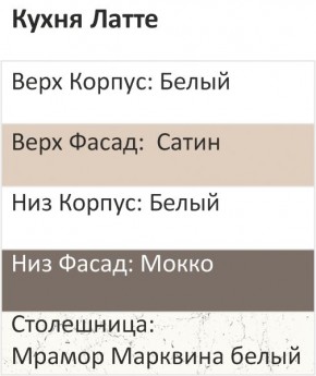 Кухонный гарнитур Латте 1800 (Стол. 26мм) в Югорске - yugorsk.ok-mebel.com | фото 3