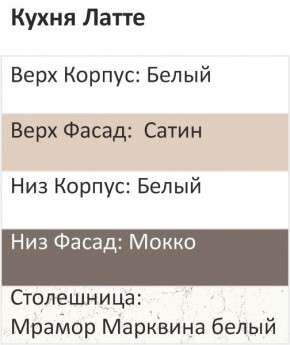 Кухонный гарнитур Латте 1800 (Стол. 38мм) в Югорске - yugorsk.ok-mebel.com | фото 3