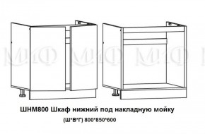 ЛИЗА-2 Кухонный гарнитур 1,6 Белый глянец холодный в Югорске - yugorsk.ok-mebel.com | фото 6