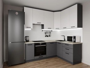 Кухонный гарнитур Меренга 2200*1600 h950 (Стол. 26мм) в Югорске - yugorsk.ok-mebel.com | фото