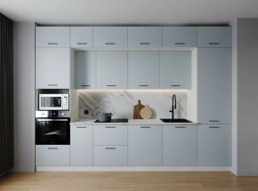 Кухонный гарнитур Смоки 3400 (Стол. 38мм) в Югорске - yugorsk.ok-mebel.com | фото