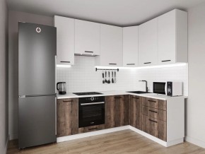 Кухонный гарнитур Старое Дерево 2200*1600 h950 (Стол. 38мм) в Югорске - yugorsk.ok-mebel.com | фото