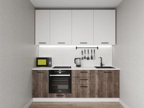 Кухонный гарнитур Старое Дерево 2200 h950 (Стол. 26мм) в Югорске - yugorsk.ok-mebel.com | фото