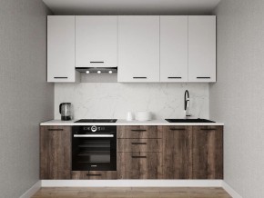 Кухонный гарнитур Старое Дерево 2400 h950 (Стол. 38мм) в Югорске - yugorsk.ok-mebel.com | фото