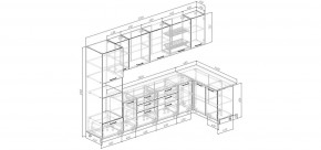 Кухонный гарнитур Старое Дерево 3200*1400 (Стол. 38мм) в Югорске - yugorsk.ok-mebel.com | фото 2