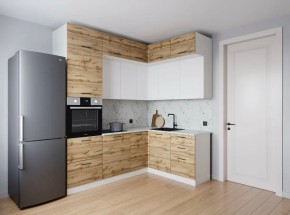 Кухонный гарнитур угловой Лада 2200*1700 (Стол. 38мм) в Югорске - yugorsk.ok-mebel.com | фото