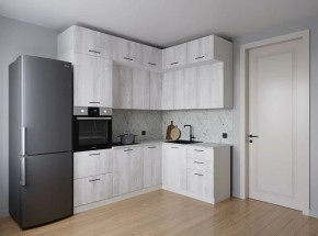Кухонный гарнитур угловой Пайн 2200*1700 (Стол. 38мм) в Югорске - yugorsk.ok-mebel.com | фото