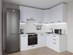 Кухонный гарнитур угловой Смоки 2200*1600 h950 (Стол. 38мм) в Югорске - yugorsk.ok-mebel.com | фото