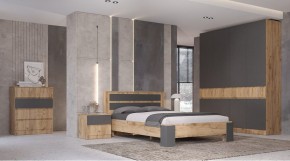ЛЕНОРА Спальный гарнитур (модульный) графит в Югорске - yugorsk.ok-mebel.com | фото