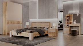 ЛЕНОРА Спальный гарнитур (модульный) кашемир в Югорске - yugorsk.ok-mebel.com | фото