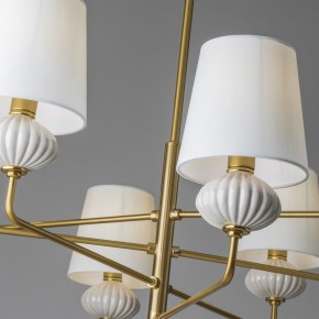 Люстра на штанге Freya Ceramics FR2029PL-08BS в Югорске - yugorsk.ok-mebel.com | фото 7