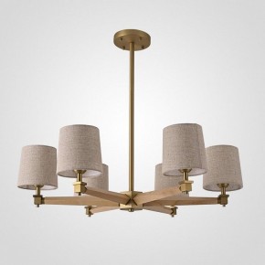 Люстра на штанге Imperiumloft Jorgenson Beige/Light wood STAVRA01 в Югорске - yugorsk.ok-mebel.com | фото