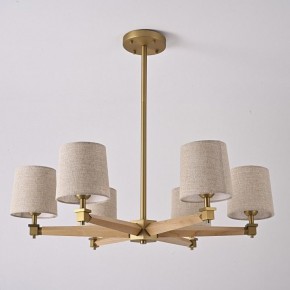 Люстра на штанге Imperiumloft Jorgenson Beige/Light wood STAVRA01 в Югорске - yugorsk.ok-mebel.com | фото 3