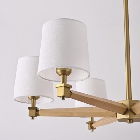 Люстра на штанге Imperiumloft Jorgenson White/Light wood STAVRA01 в Югорске - yugorsk.ok-mebel.com | фото 11