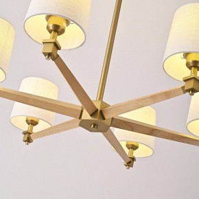 Люстра на штанге Imperiumloft Jorgenson White/Light wood STAVRA01 в Югорске - yugorsk.ok-mebel.com | фото 7