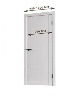 Межкомнатная дверь Bolivar Роялвуд белый (комплект) 900 в Югорске - yugorsk.ok-mebel.com | фото