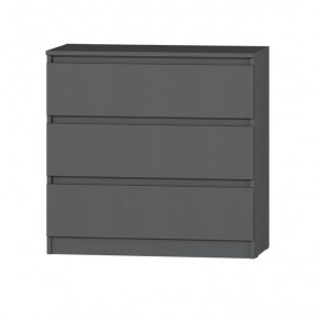МС "Хилтон" Комод №2 800 (3 ящ.) графит в Югорске - yugorsk.ok-mebel.com | фото 2