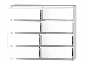 МС "Хилтон" Комод №3 1200 (8 ящ.) белый текстурный в Югорске - yugorsk.ok-mebel.com | фото 3