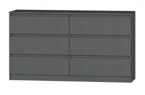 МС "Хилтон" Комод №5 1400 (6 ящ.) графит в Югорске - yugorsk.ok-mebel.com | фото 2