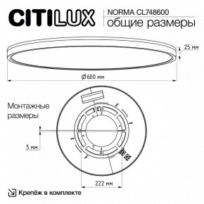Накладной светильник Citilux Norma CL748600 в Югорске - yugorsk.ok-mebel.com | фото 10