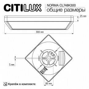 Накладной светильник Citilux Norma CL748K300 в Югорске - yugorsk.ok-mebel.com | фото 7