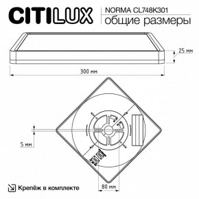 Накладной светильник Citilux Norma CL748K301 в Югорске - yugorsk.ok-mebel.com | фото 11