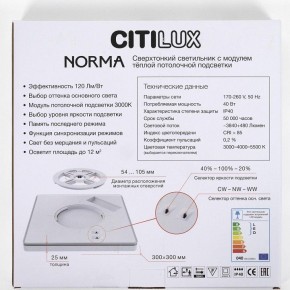 Накладной светильник Citilux Norma CL748K301 в Югорске - yugorsk.ok-mebel.com | фото 8