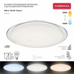 Накладной светильник Эра Классик SPB-6-120-RC Saturn (С) в Югорске - yugorsk.ok-mebel.com | фото 3