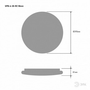 Накладной светильник Эра Классик SPB-6-30-RC Wave в Югорске - yugorsk.ok-mebel.com | фото 5