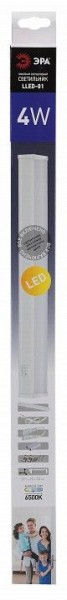Накладной светильник Эра  LLED-01-04W-6500-W в Югорске - yugorsk.ok-mebel.com | фото 4