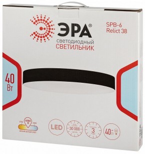Накладной светильник Эра Relict Relict 38 SPB-6-40 4К BK в Югорске - yugorsk.ok-mebel.com | фото 6