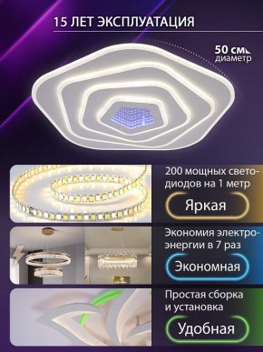 Накладной светильник Natali Kovaltseva PALACE LED LAMPS 81111/4C в Югорске - yugorsk.ok-mebel.com | фото 4