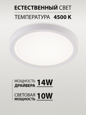 Накладной светильник Natali Kovaltseva PLAIN LED LAMPS 81113/1C в Югорске - yugorsk.ok-mebel.com | фото 4