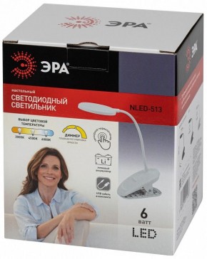 Настольная лампа офисная Эра  NLED-513-6W-W в Югорске - yugorsk.ok-mebel.com | фото 7