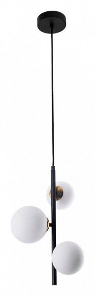 Подвесная люстра Arte Lamp Gemini A2243SP-3BK в Югорске - yugorsk.ok-mebel.com | фото 2