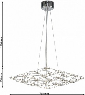 Подвесная люстра Favourite Thinner 4305-8P в Югорске - yugorsk.ok-mebel.com | фото 5