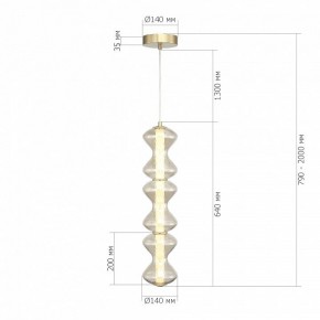 Подвесная люстра ST-Luce SPINE SL6136.213.01 в Югорске - yugorsk.ok-mebel.com | фото 4