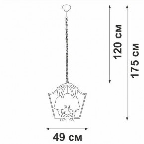 Подвесная люстра Vitaluce V4991 V4991-8/3 в Югорске - yugorsk.ok-mebel.com | фото 3