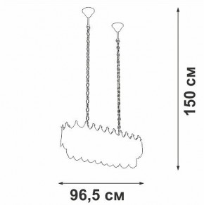 Подвесная люстра Vitaluce V58120 V58120-8/11 в Югорске - yugorsk.ok-mebel.com | фото 3
